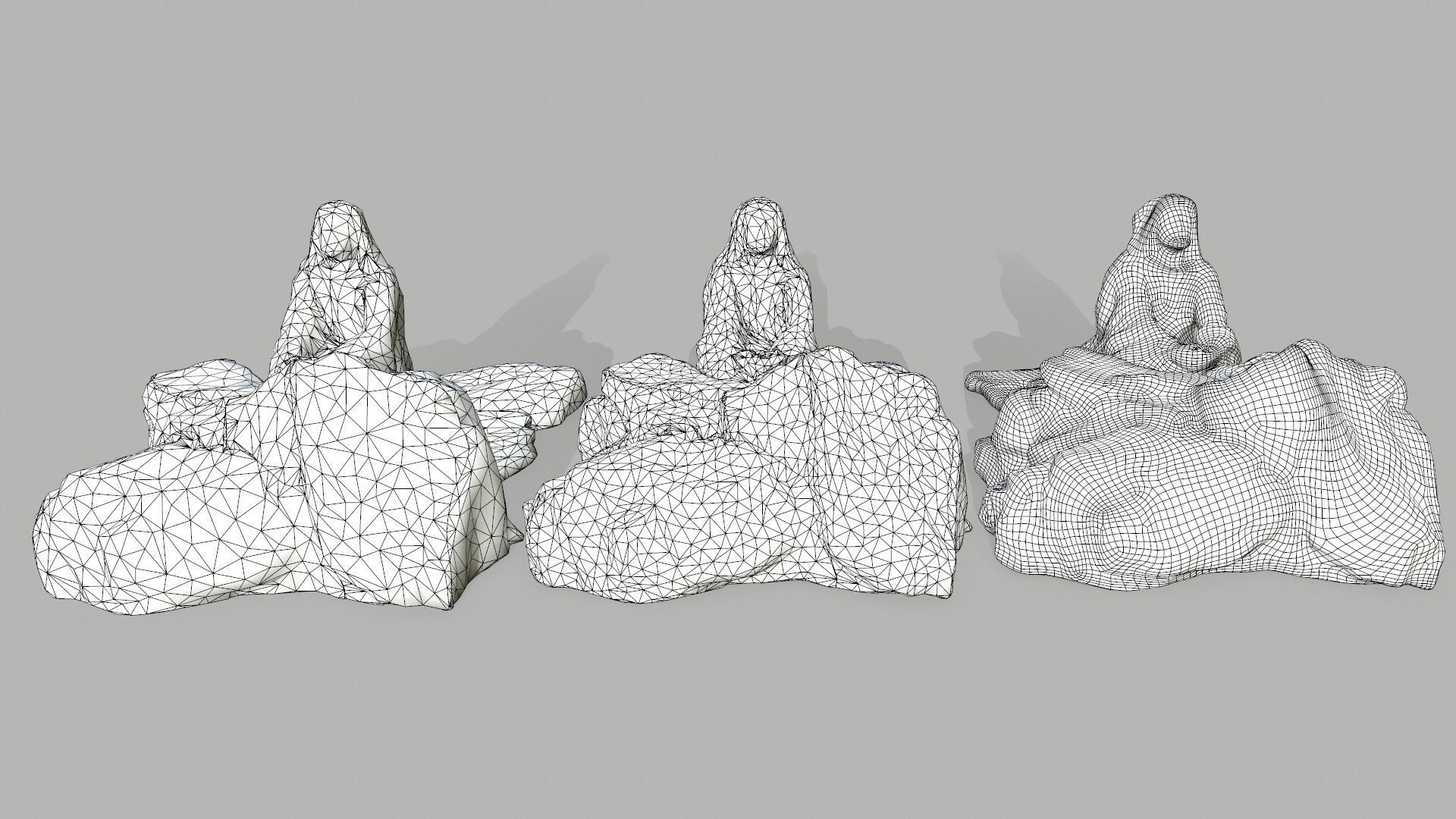 Jesus lord of rings Low-poly 3D model_11