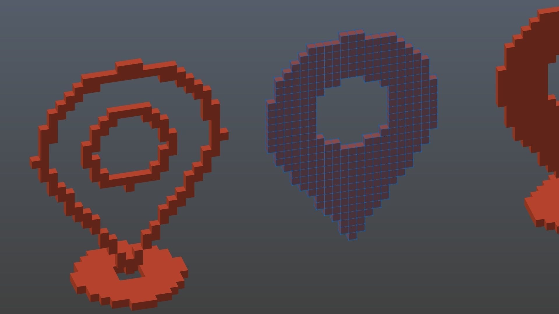 Geolocation characters voxel 3D model_12