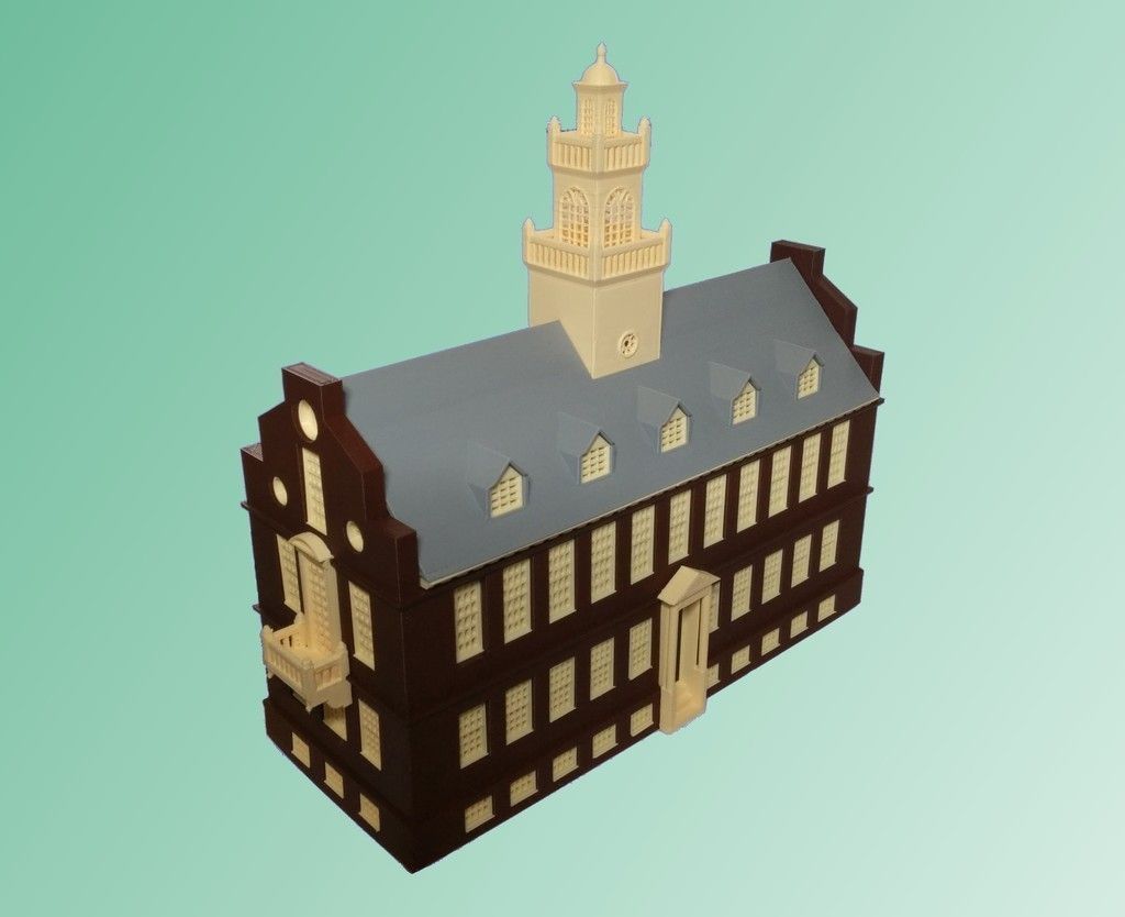 Old State House Boston Free 3D print model_4