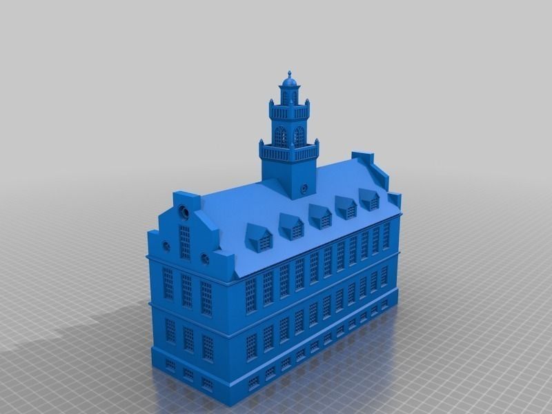 Old State House Boston Free 3D print model_16