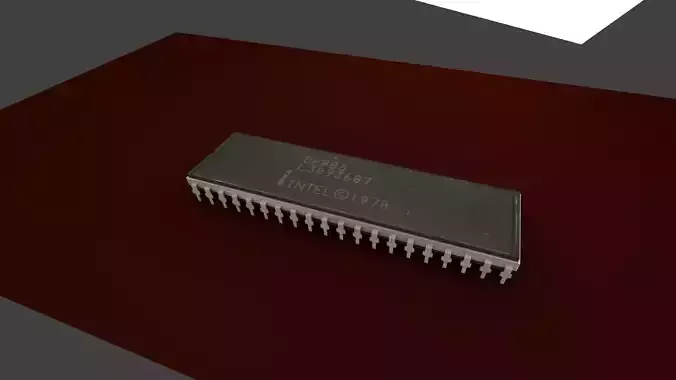 Intel-8086 MicroProcessor Vintage Model CPU