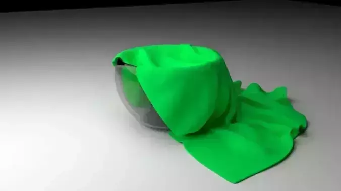 Simalation And Render Of Cloth