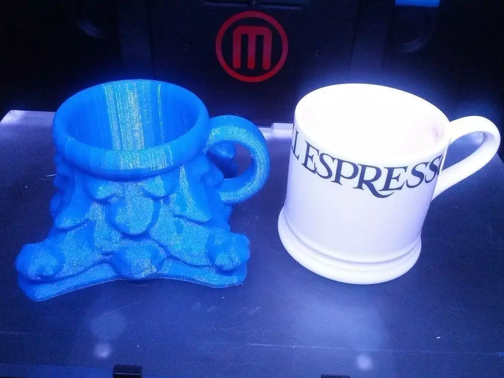Column Espresso Cup Free 3D print model