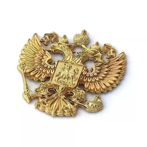 Eagle Shaped Gold Pendant