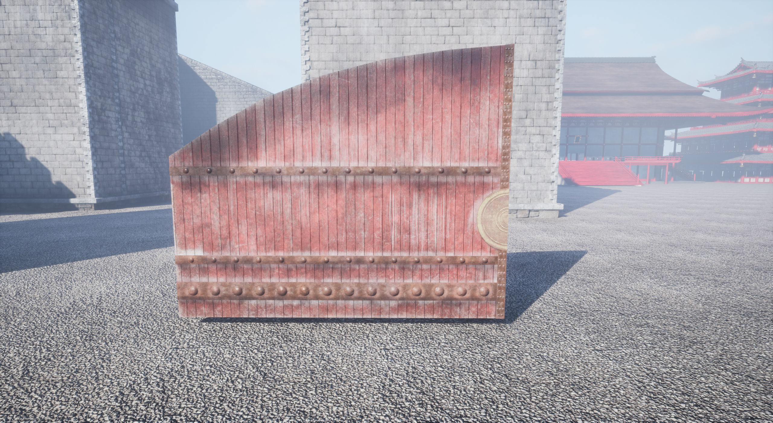 Samurai Warlord and Japanese Architecture Bundle  Low-poly 3D model_68