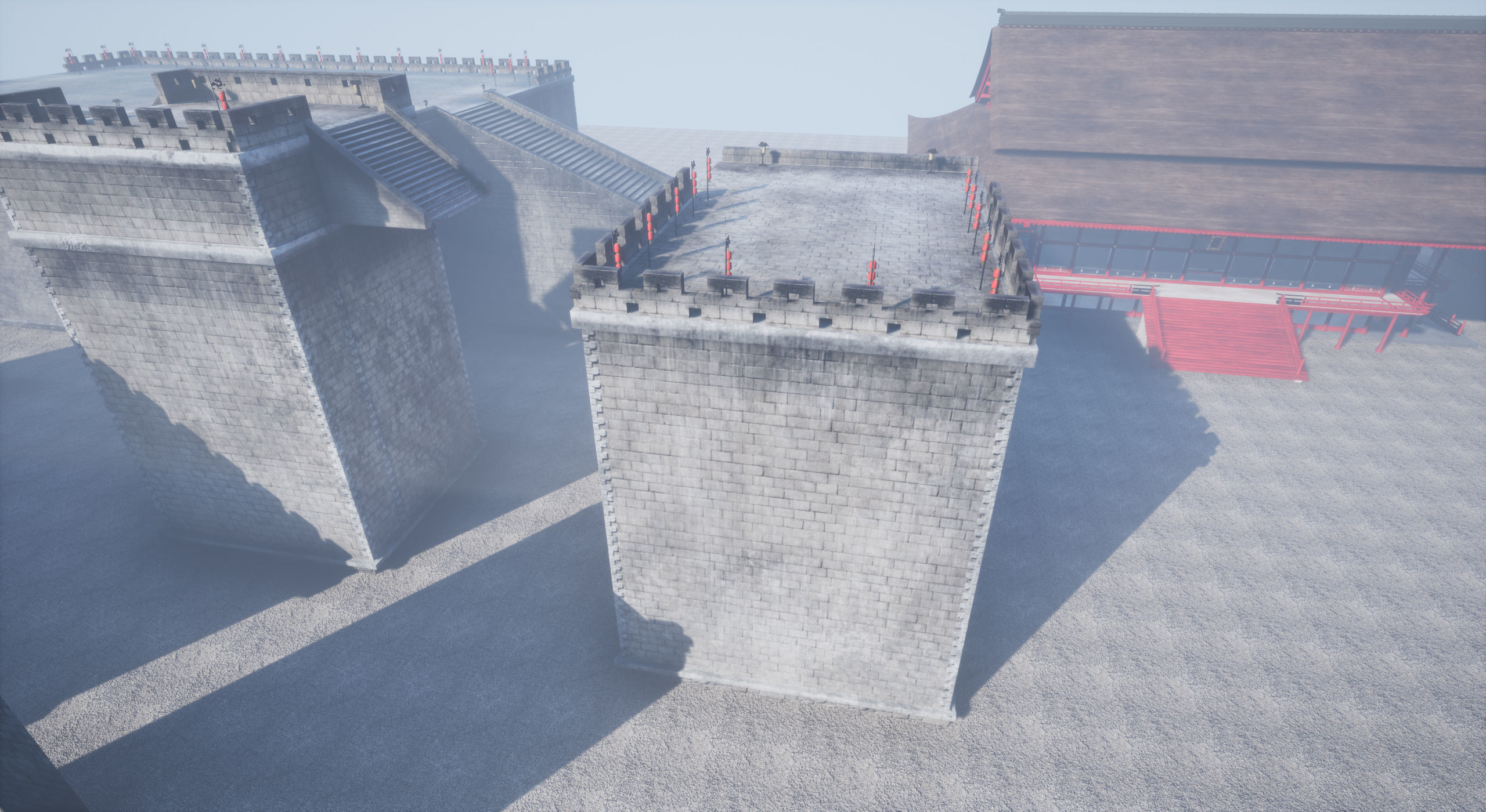 Samurai Warlord and Japanese Architecture Bundle  Low-poly 3D model_44