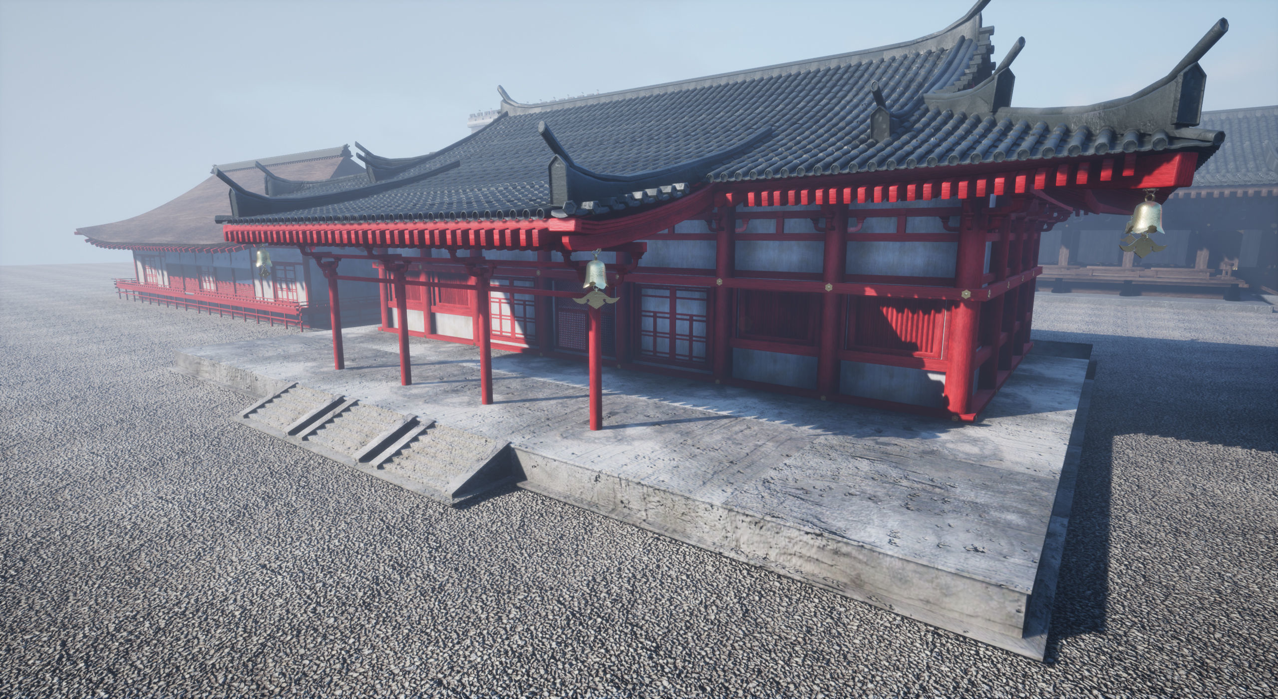 Samurai Warlord and Japanese Architecture Bundle  Low-poly 3D model_61