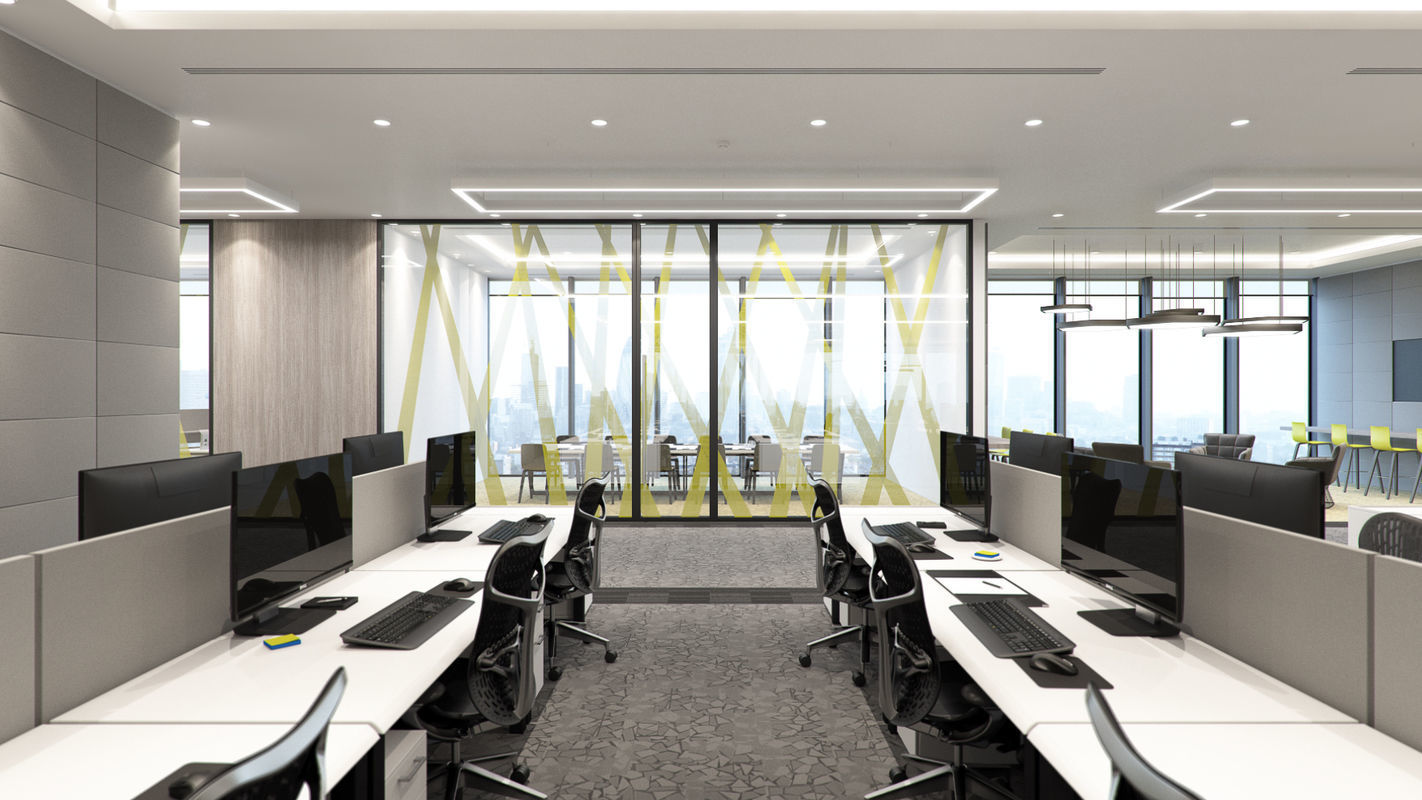 VRay - C4D files - Office Space Interior 3D model 3D model_2