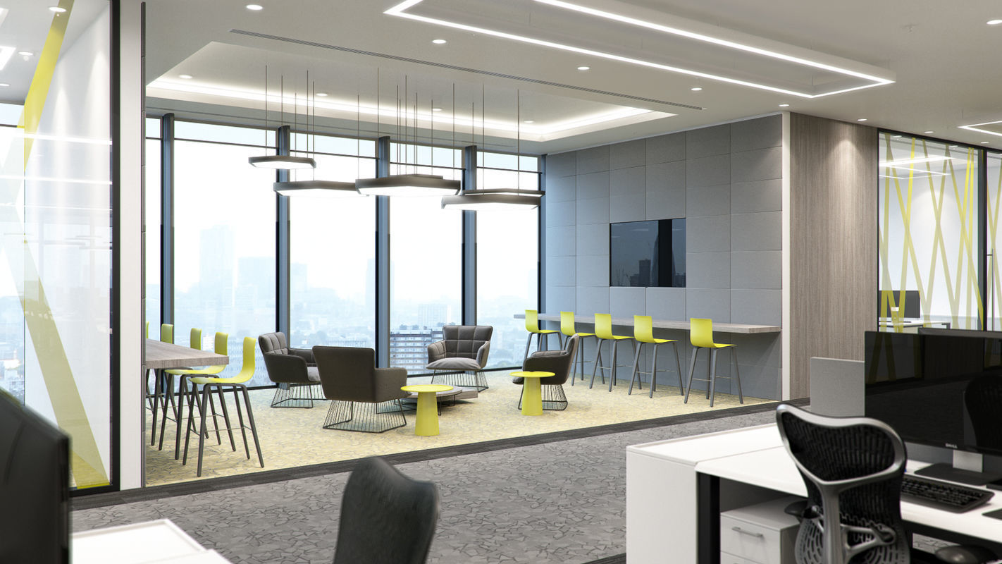 VRay - C4D files - Office Space Interior 3D model 3D model_4