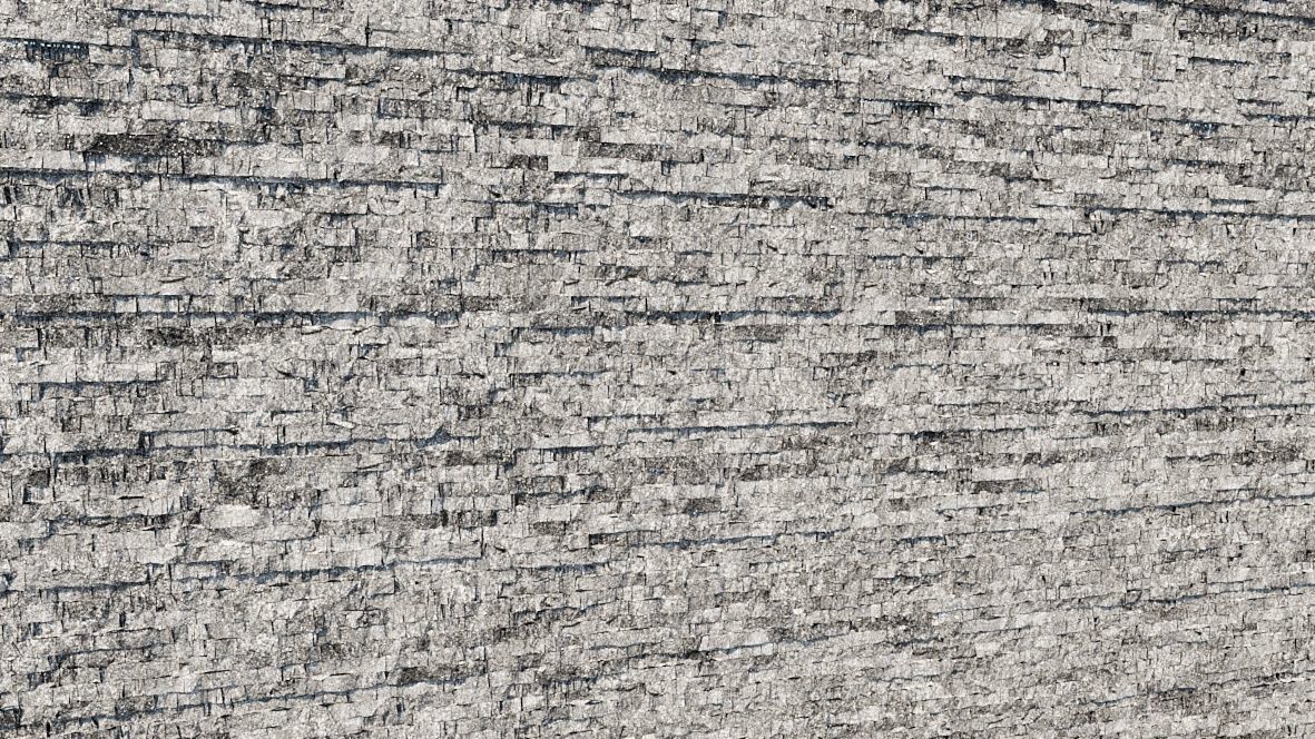 Natural Stacked Stone Cladded Wall Tiles 3D model Texture 3D model_1