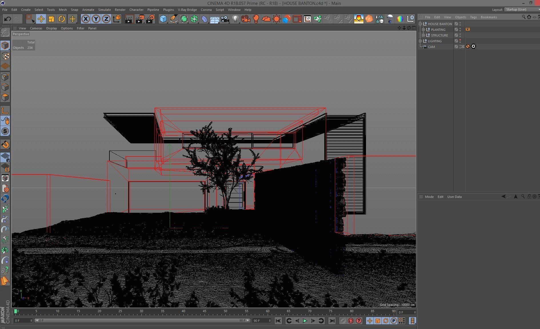 VRay - C4D scene files - House Banton - Modern Minimalist Home 3D model_3