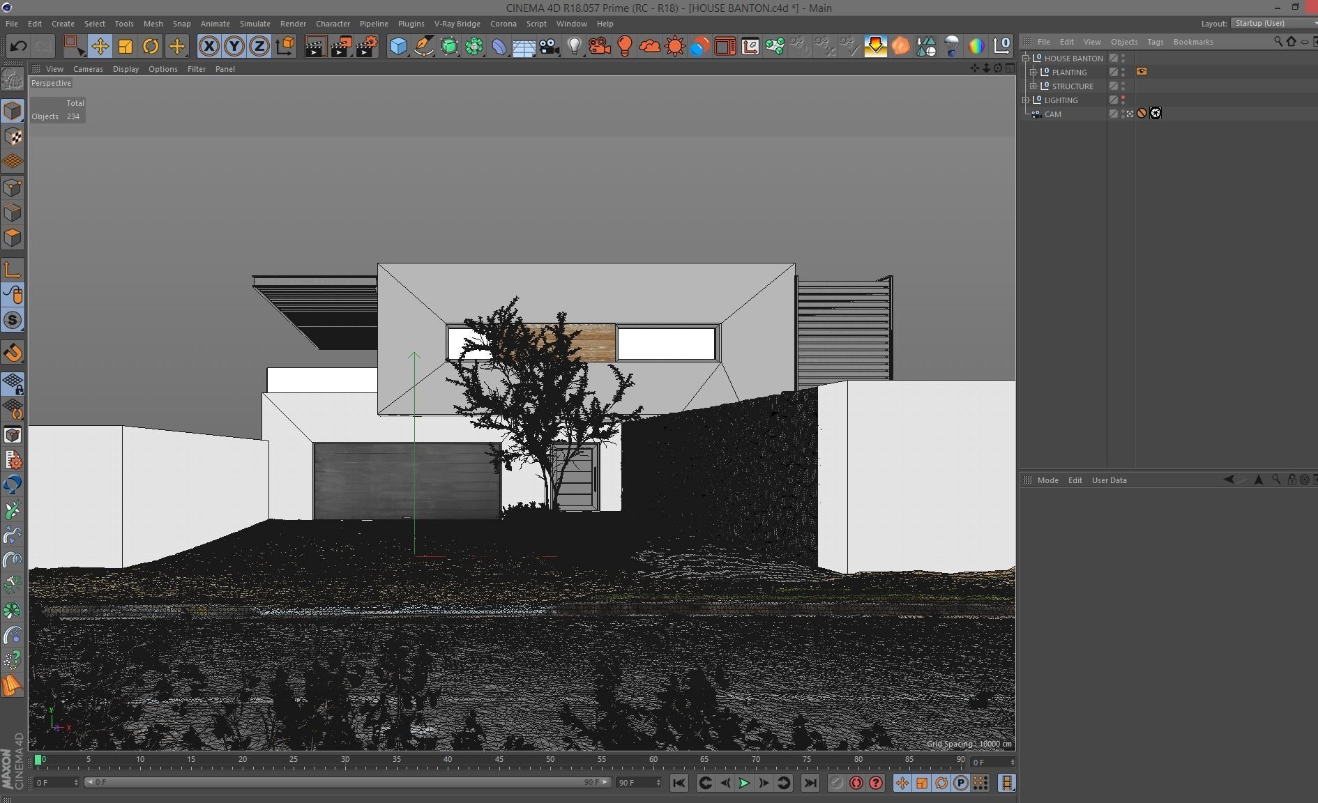 VRay - C4D scene files - House Banton - Modern Minimalist Home 3D model_4