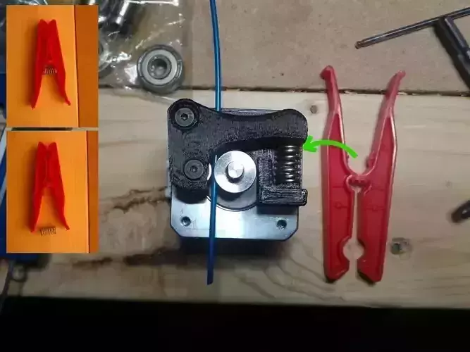 Clothespeg pin Spring Rep2 Extruder