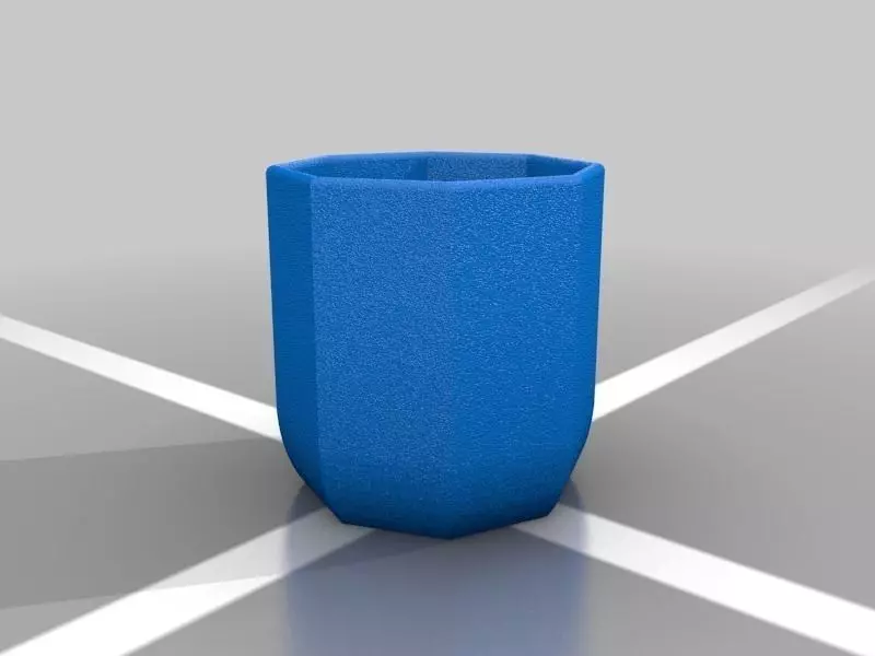 8 Sided Plant Pot - Customizer-able Containers Free 3D print model_0