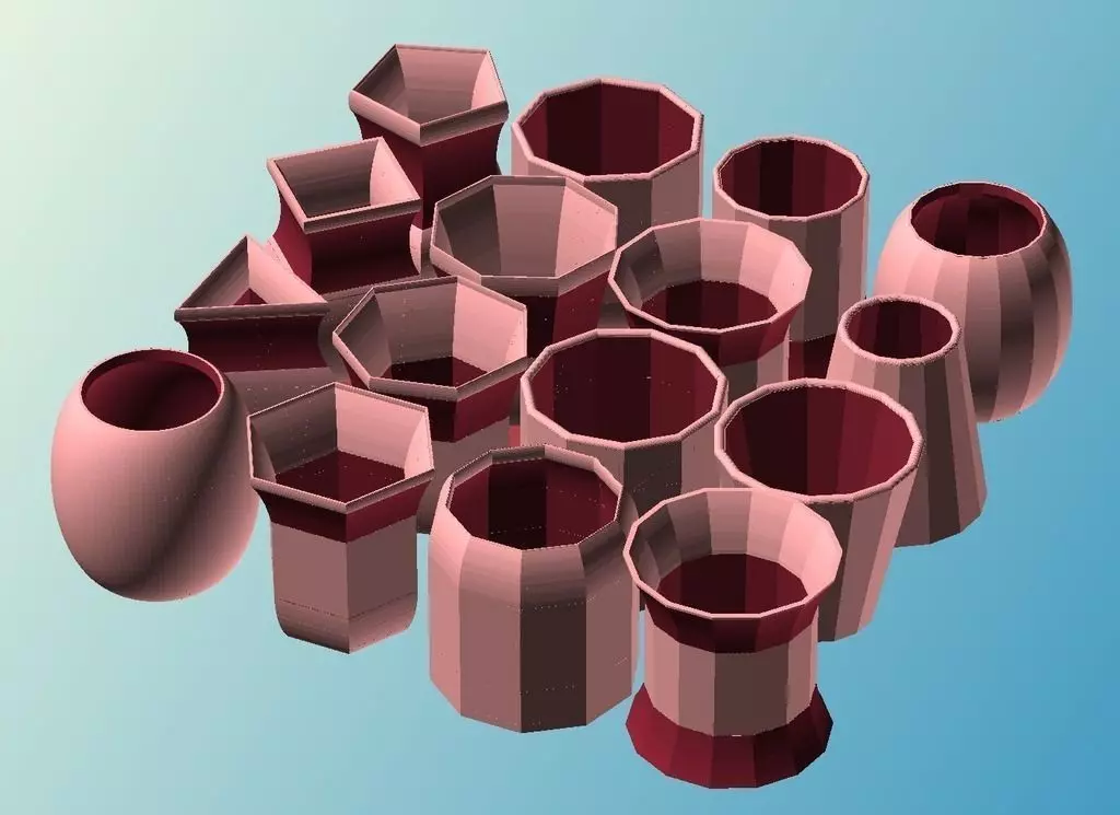 Customizer-able Containers Free 3D print model