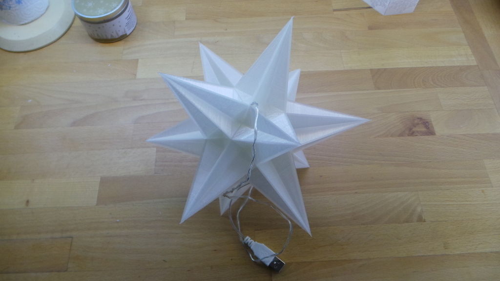 USB Christmas star Free 3D print model_5