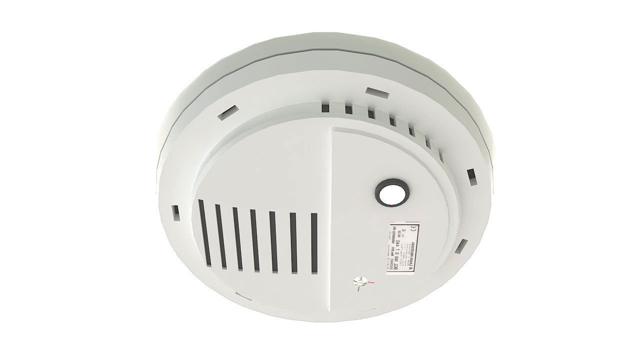 Photoelectric smoke detector sensor 3D model_7