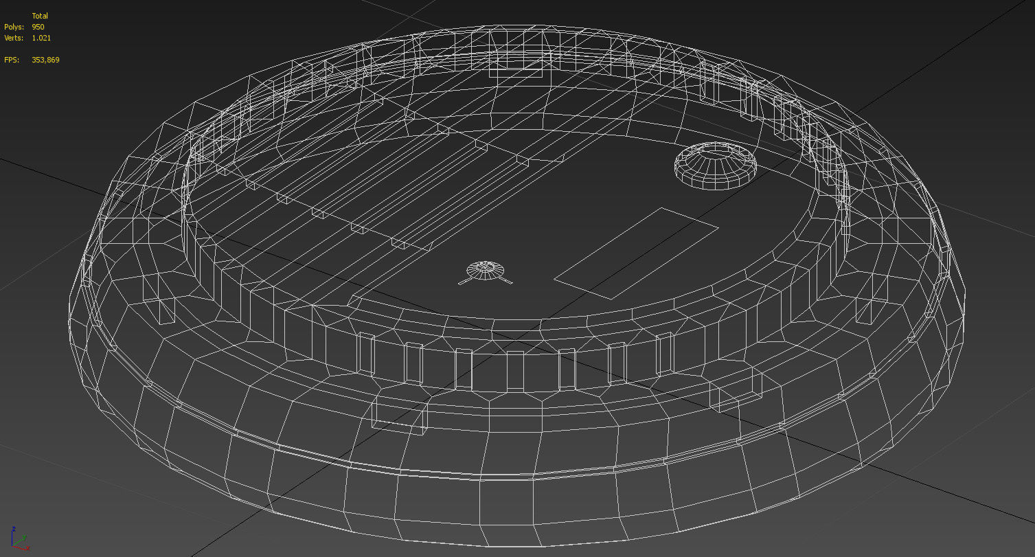 Photoelectric smoke detector sensor 3D model_14