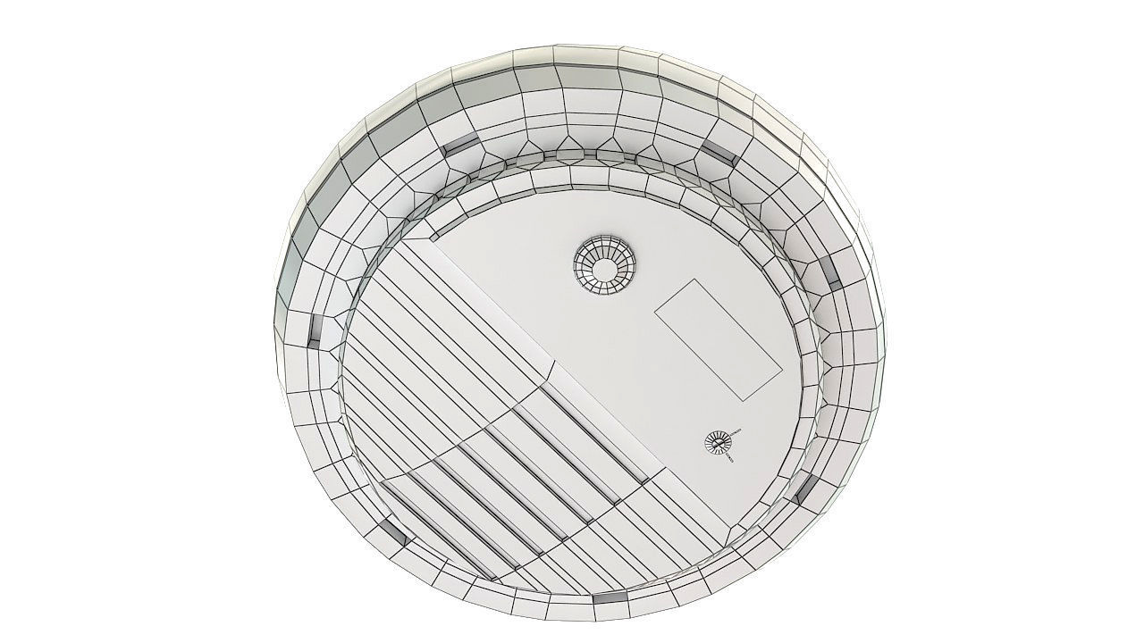 Photoelectric smoke detector sensor 3D model_10