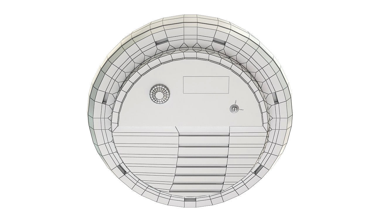 Photoelectric smoke detector sensor 3D model_11
