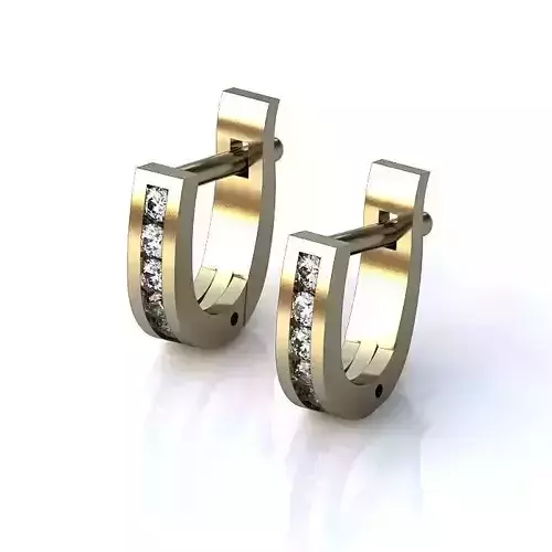 White Gold Earrings With Diamonds 9