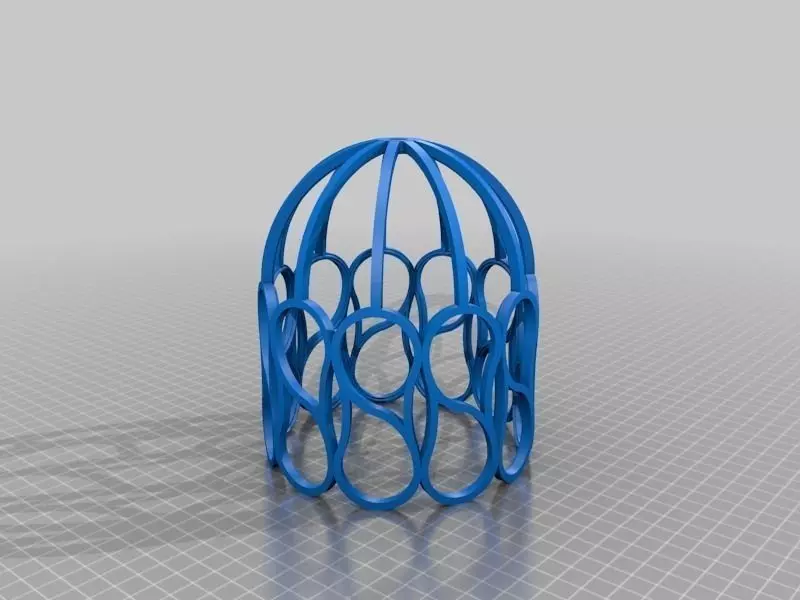 Pseudo Stained Glass lamp Free 3D print model