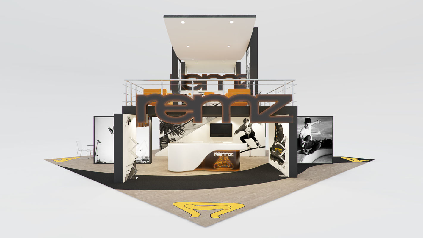 VRay - C4D scene files - Exhibition stand Interior 3D model 3D model_9