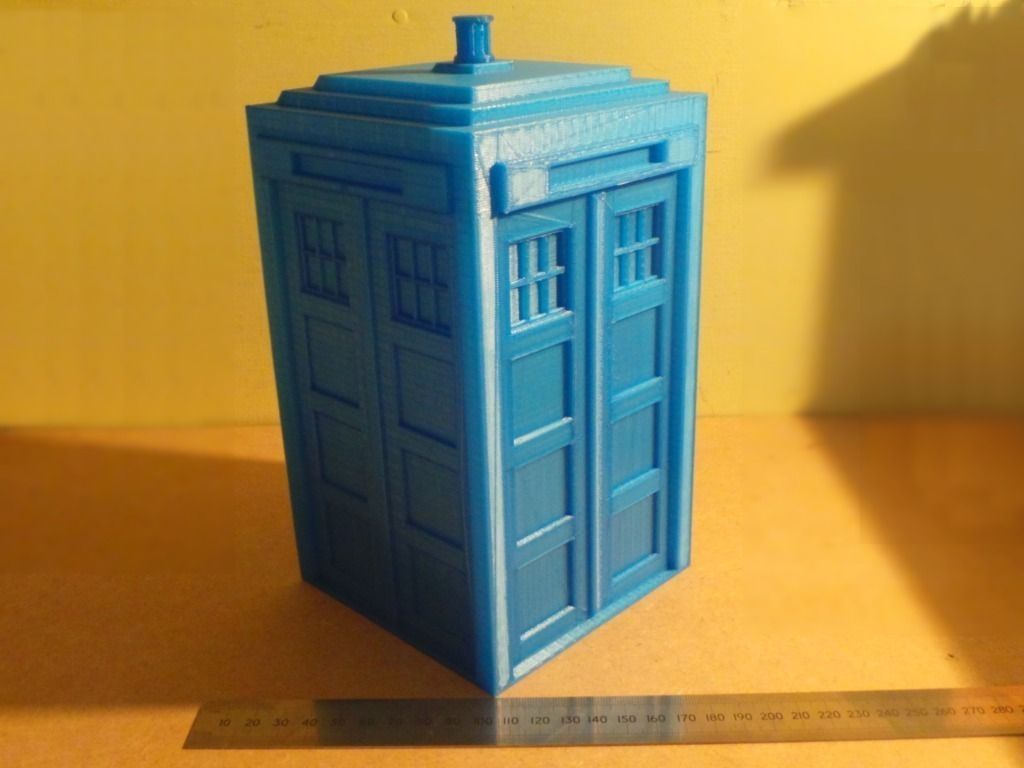 Tardis with drawers Free 3D print model_5