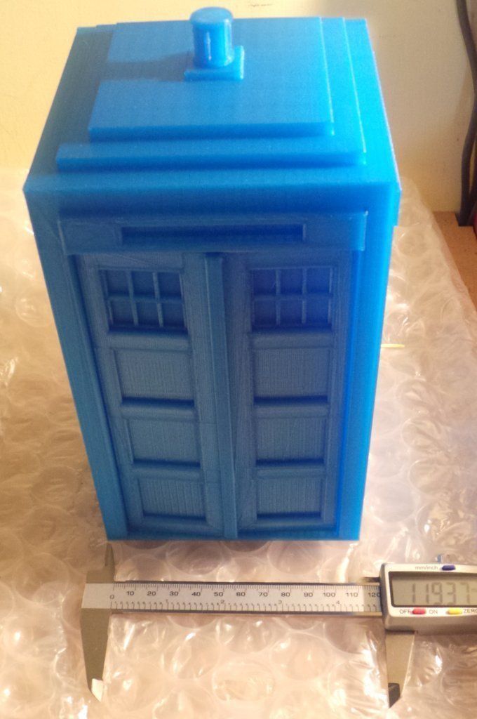 Tardis with drawers Free 3D print model_7