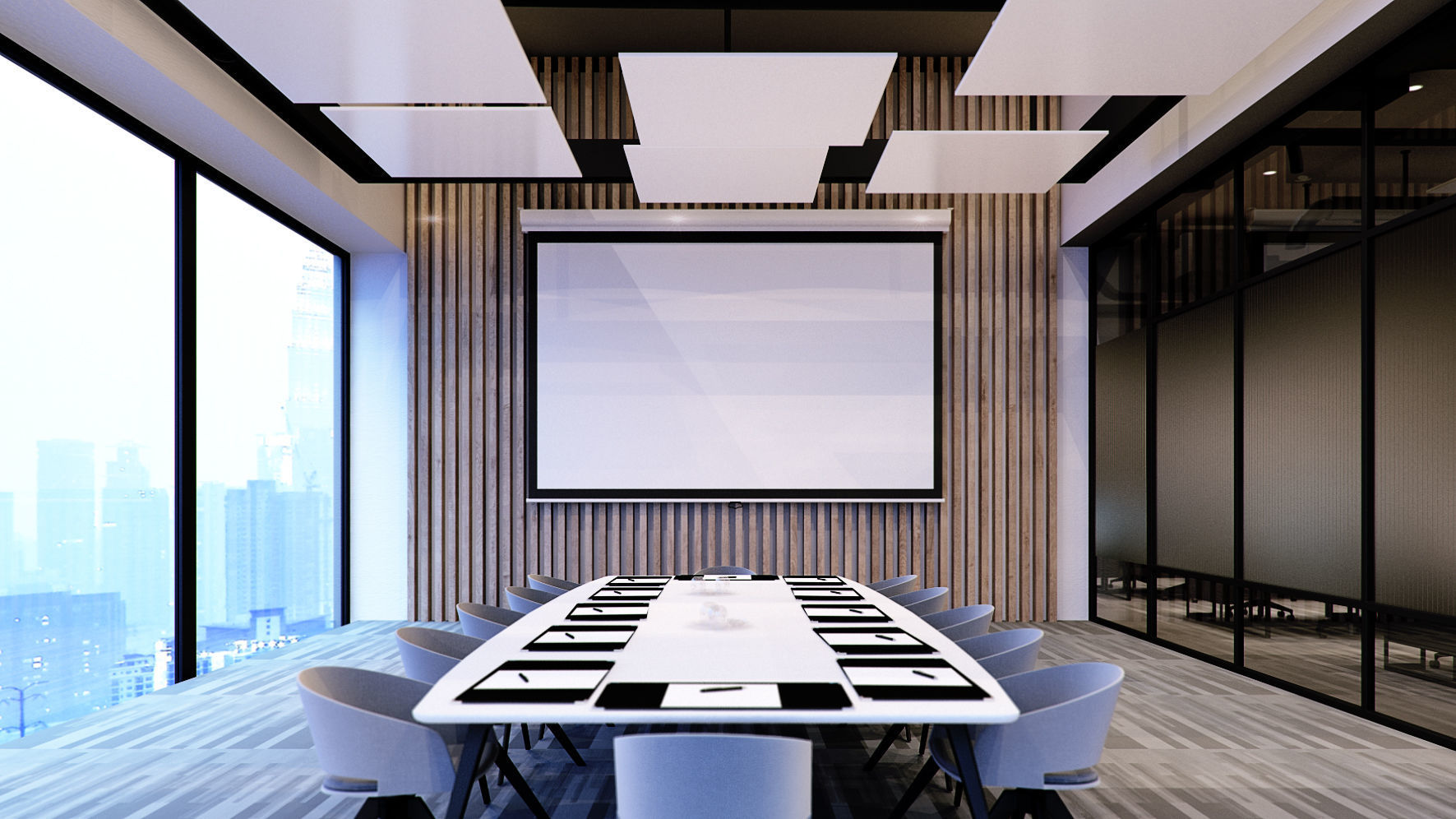 VRay - C4D files - Office Space 2 Interior 3D model_6