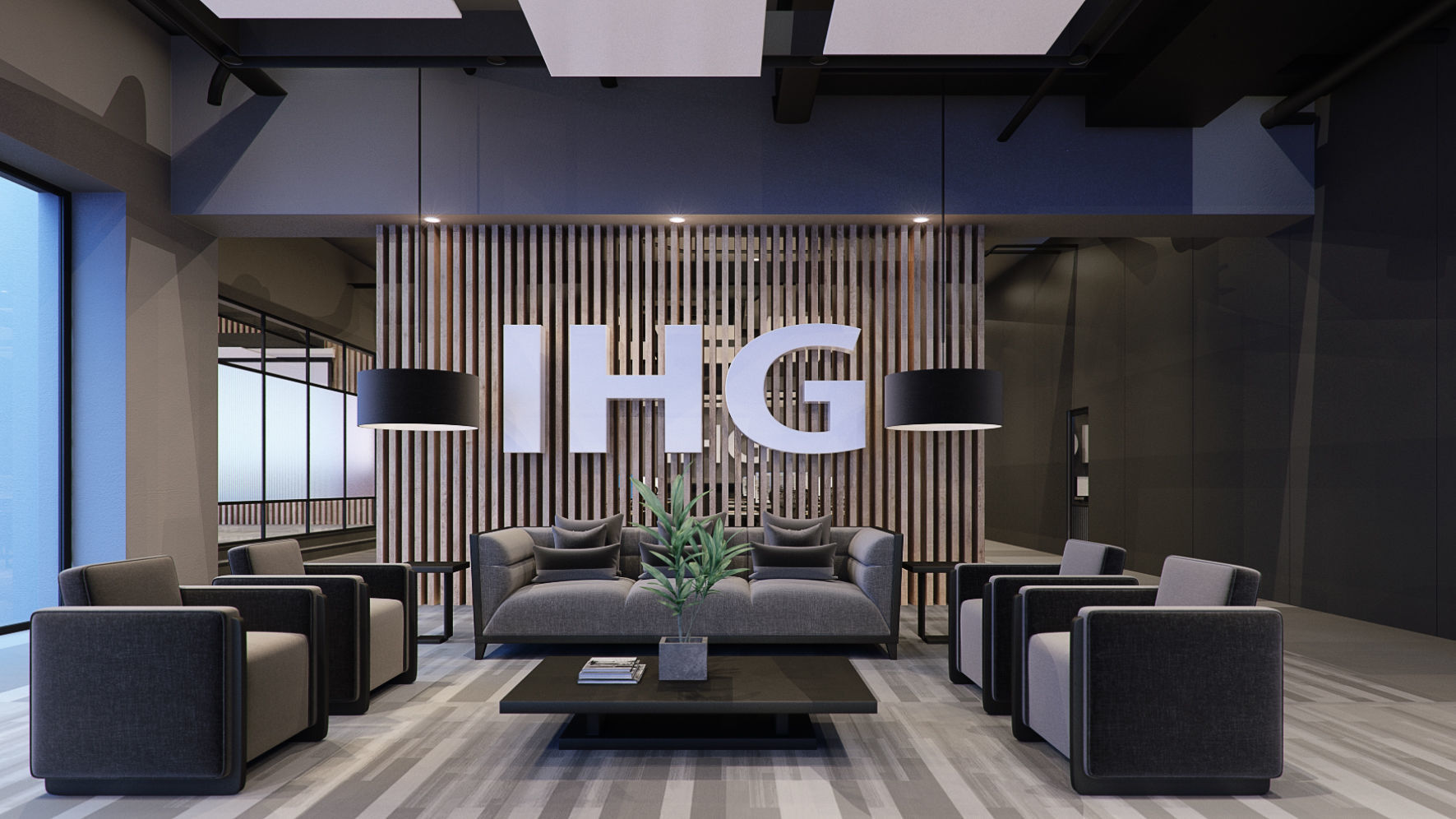 VRay - C4D files - Office Space 2 Interior 3D model_1