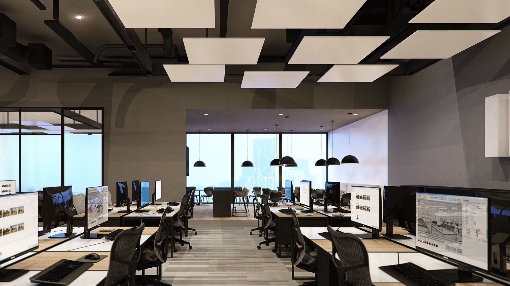 VRay - C4D files - Office Space 2 Interior 3D model_3