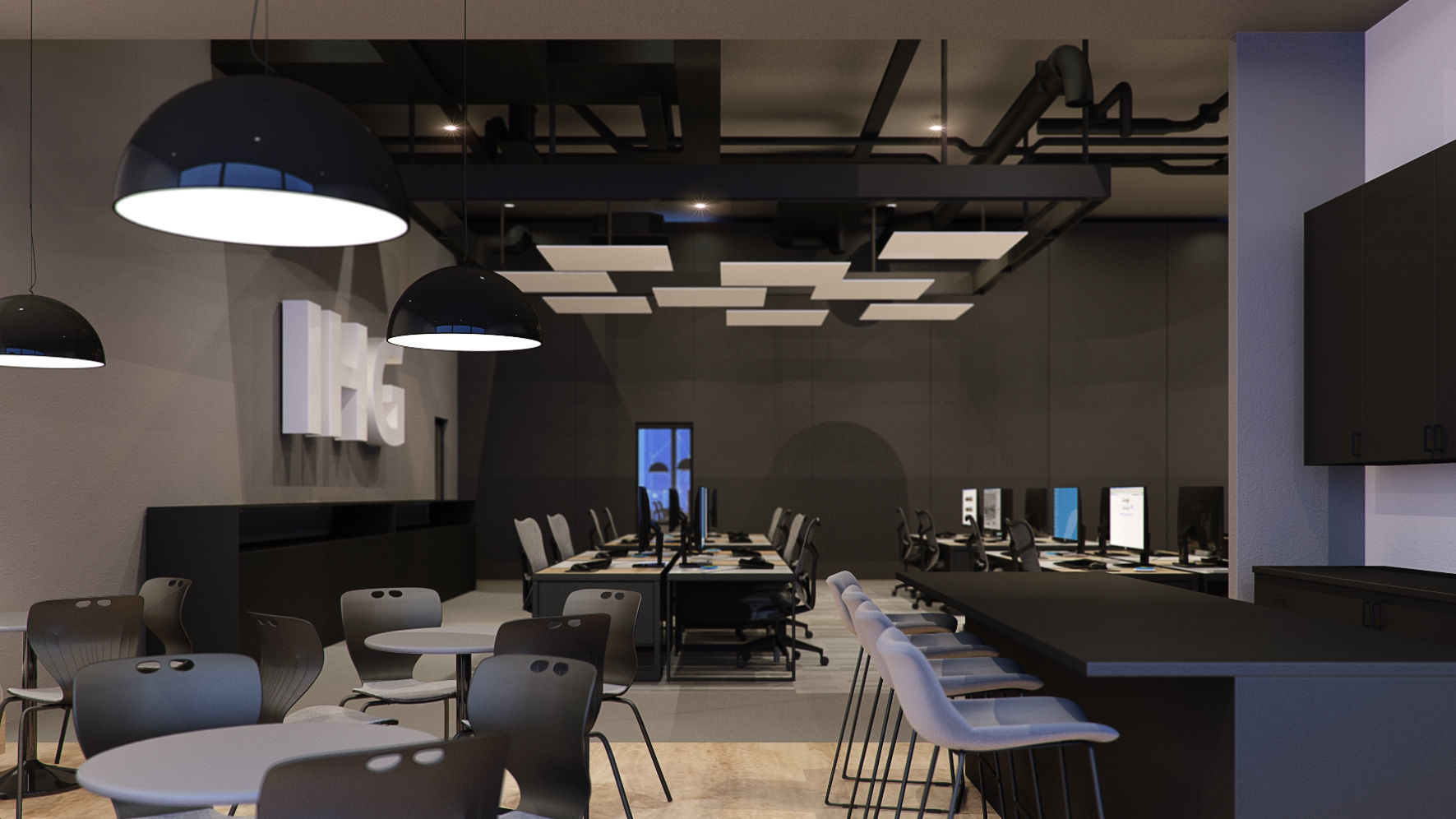 VRay - C4D files - Office Space 2 Interior 3D model_7