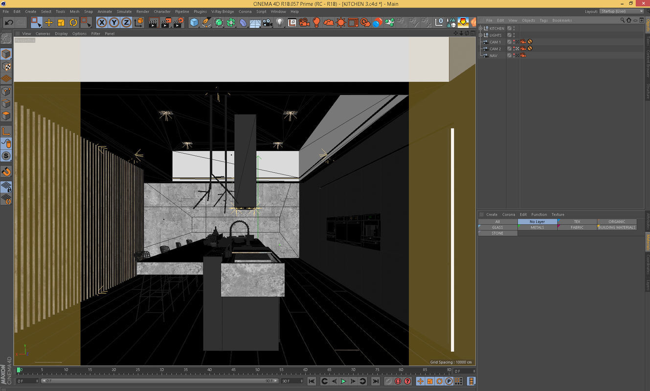 Corona - C4D Scene files - Kitchen Scene 3 Interior 3D model_5