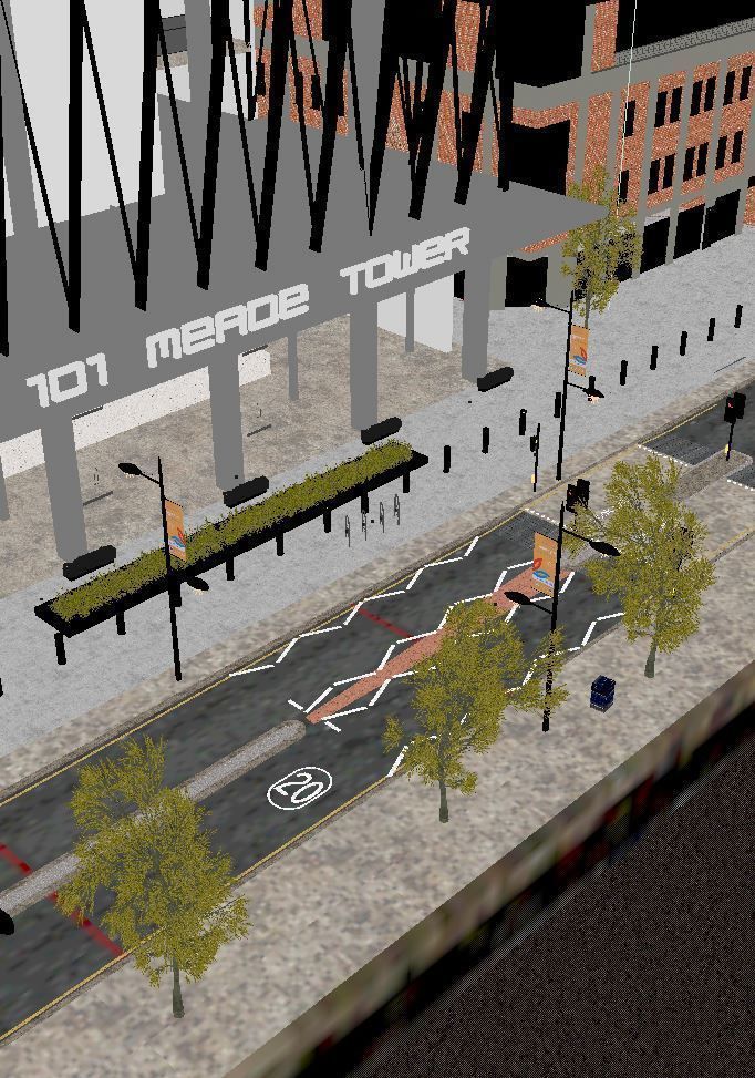 VRay - C4D Scene Files - 101 MEADE TOWER Exterior  3D model_5
