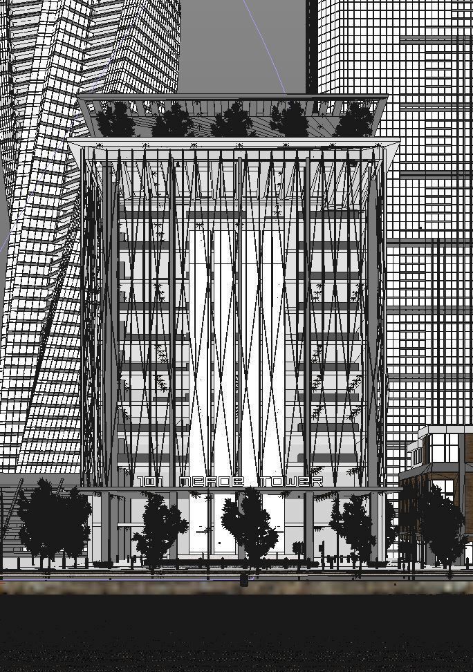 VRay - C4D Scene Files - 101 MEADE TOWER Exterior  3D model_7