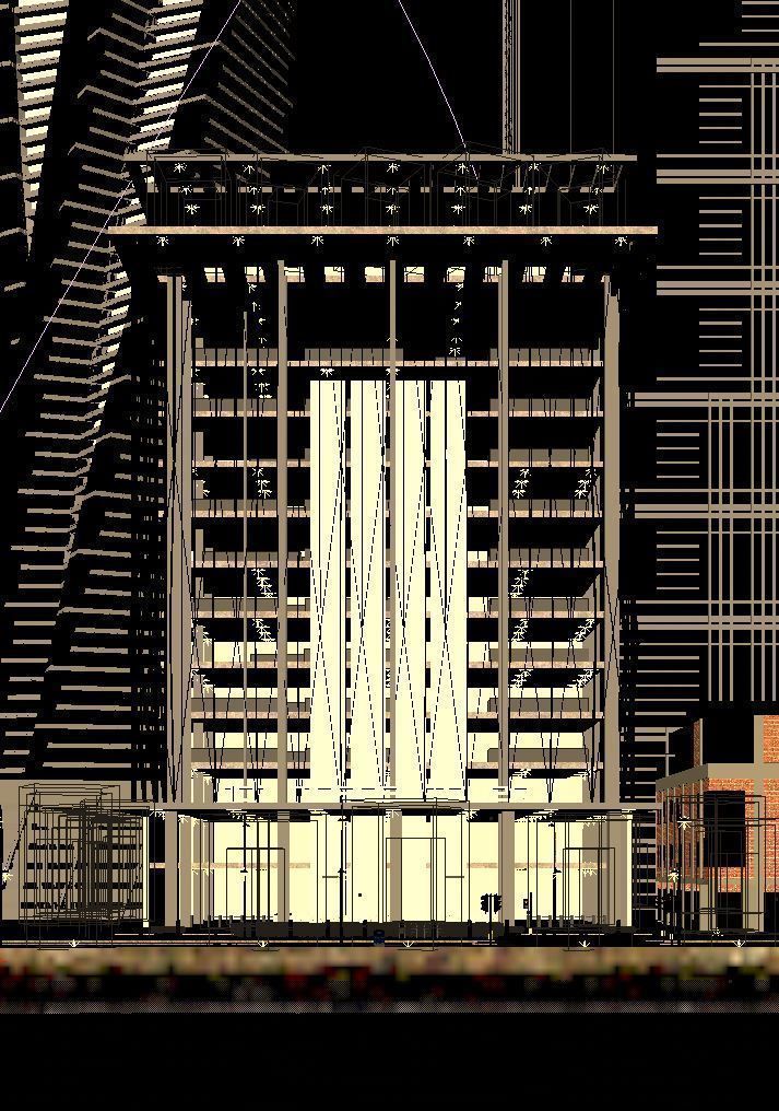 VRay - C4D Scene Files - 101 MEADE TOWER Exterior  3D model_8