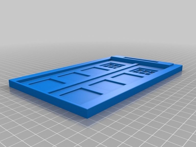 Tardis with doors Free 3D print model_5