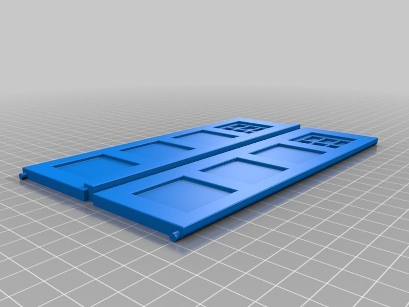 Tardis with doors Free 3D print model_1
