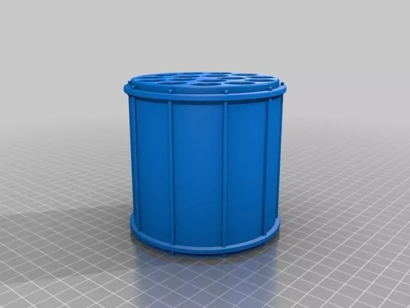 Drumstick storage drum Free 3D print model_0