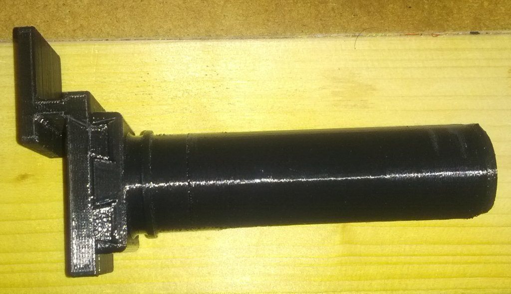 Replicator 2 small spool holder Free 3D print model_2