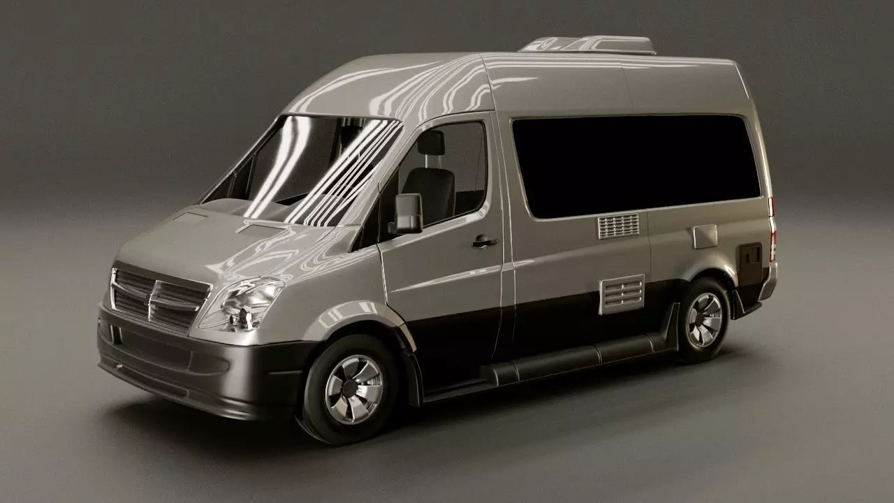 Agile Style Sprinter Van 3D model