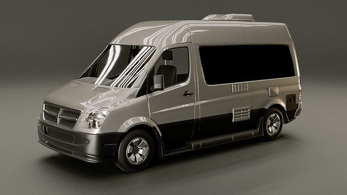 Agile Style Sprinter Van 3D model