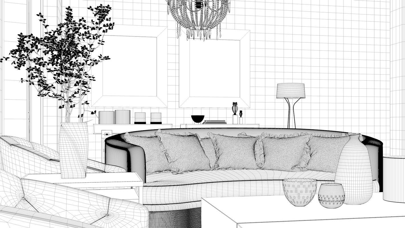 VRay - C4D Scene files - African Interior Scene 3D model_6