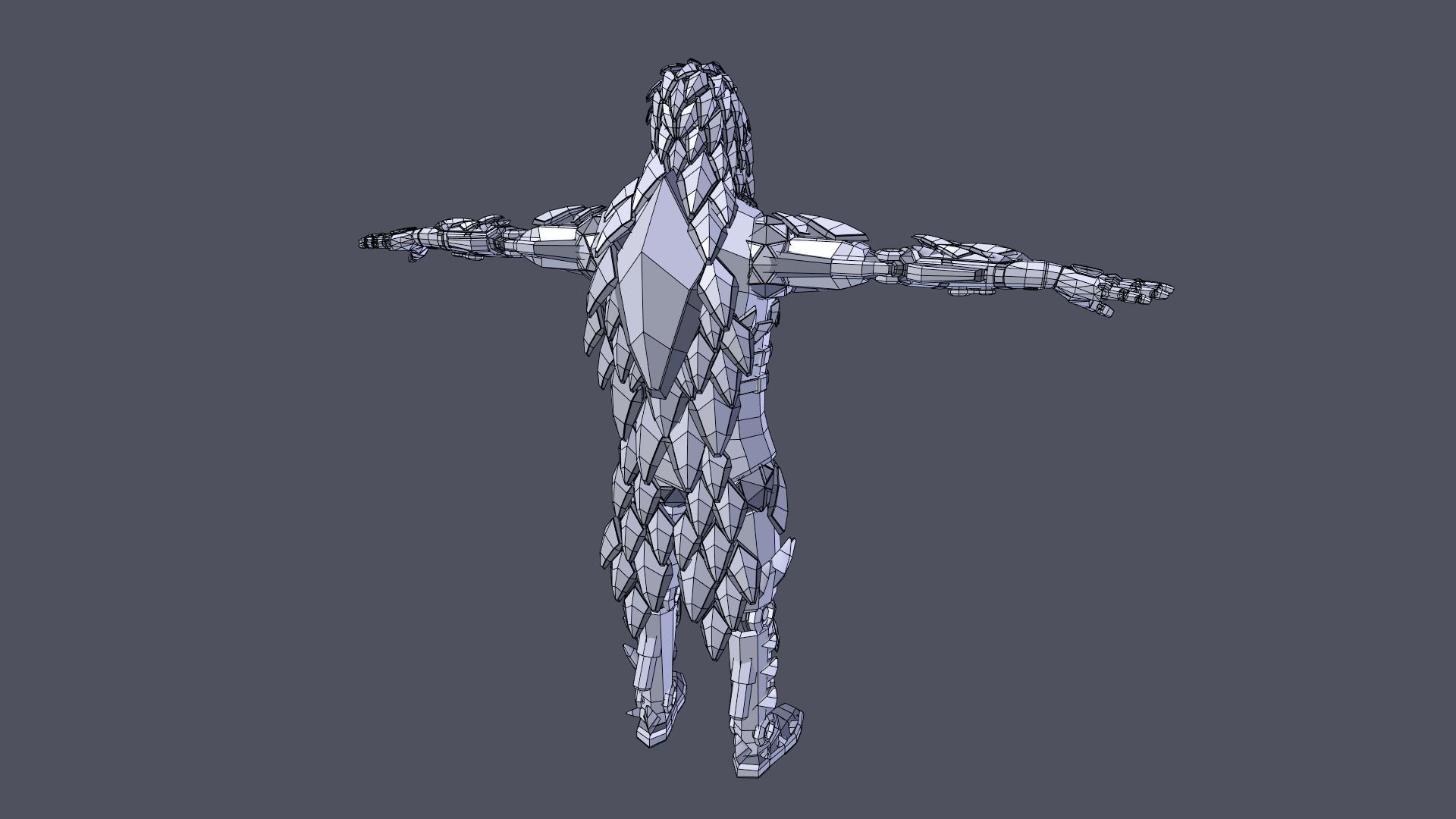 Sci Fi Character Assassin Robot 3D model_18