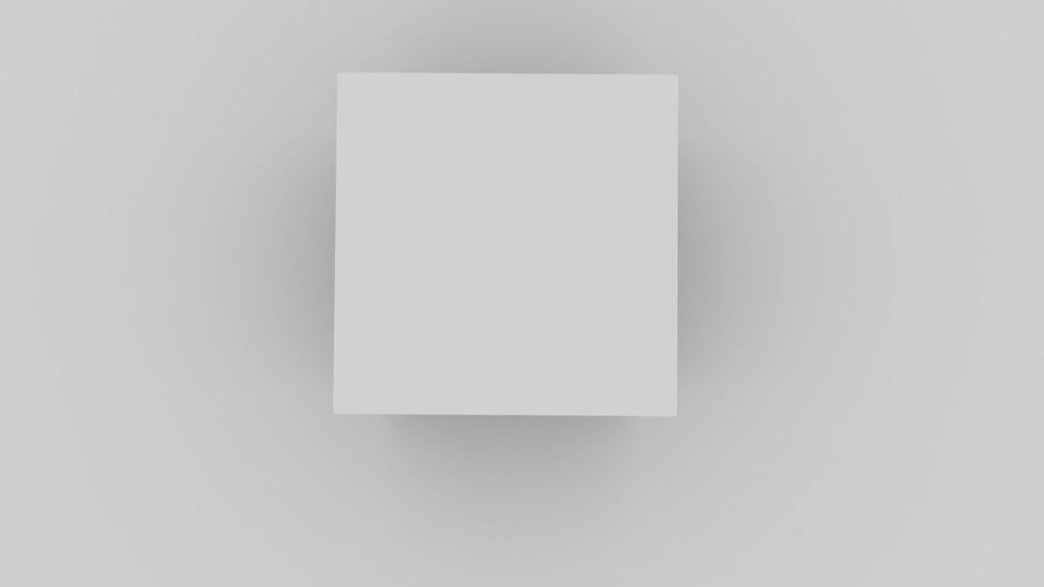 Glass Cube Turquoise  3D model_5