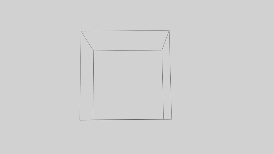 Glass Cube Turquoise  3D model_4