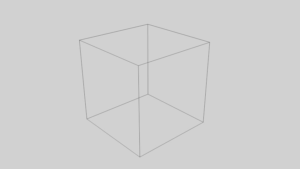 Glass Cube Turquoise  3D model_3