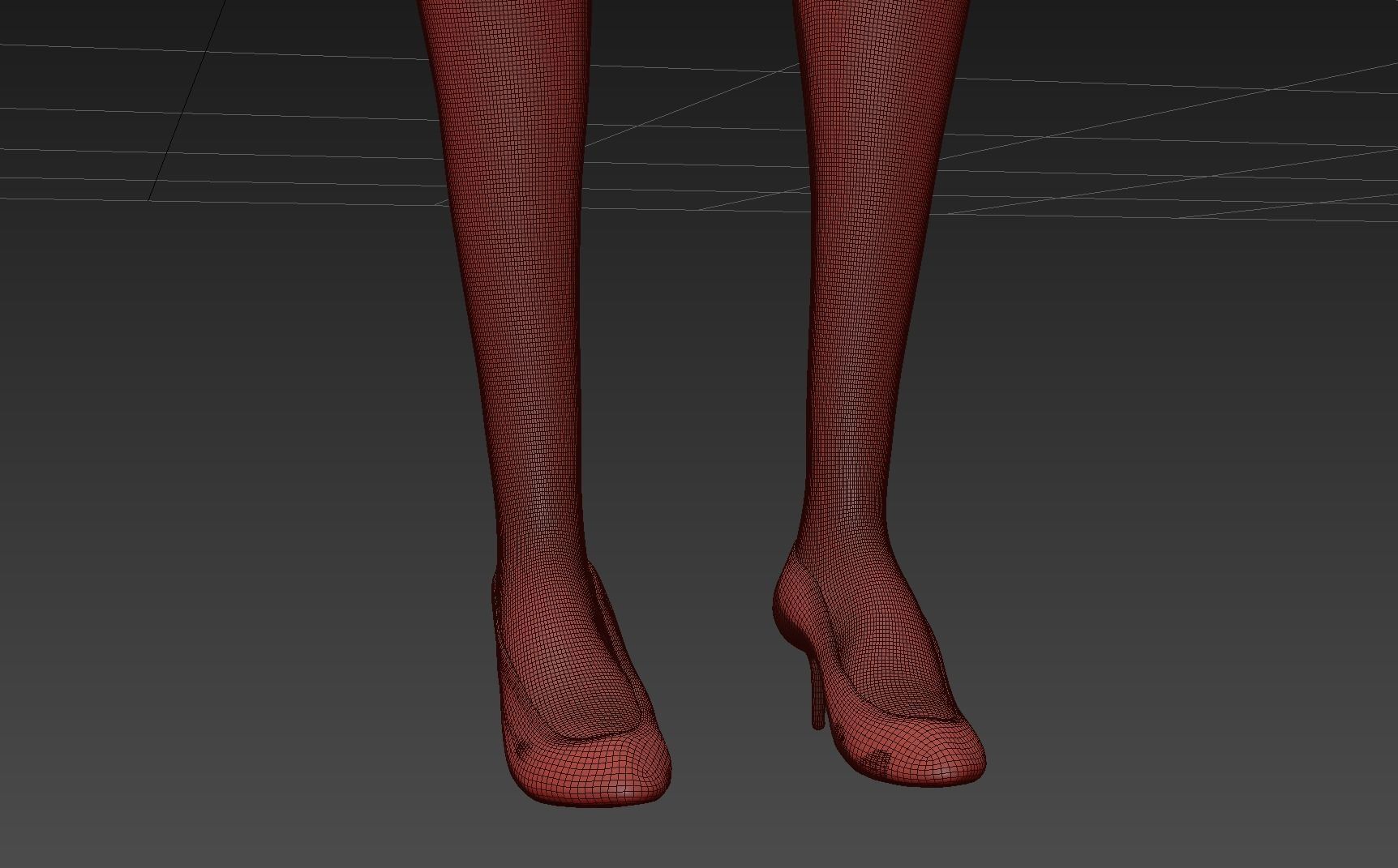 Barbie doll 3D model_12