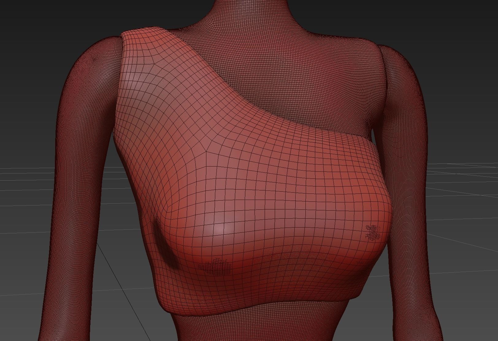 Barbie doll 3D model_9